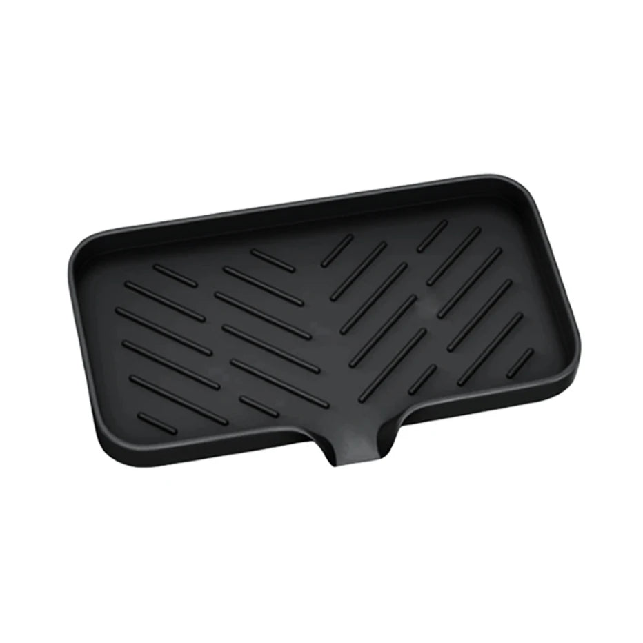 Kitchen Sink Sponge Holder Silicone Soap Dish Bar Soap Holder Self Draining Anti-slip Storage Rack Bathroom Supplies