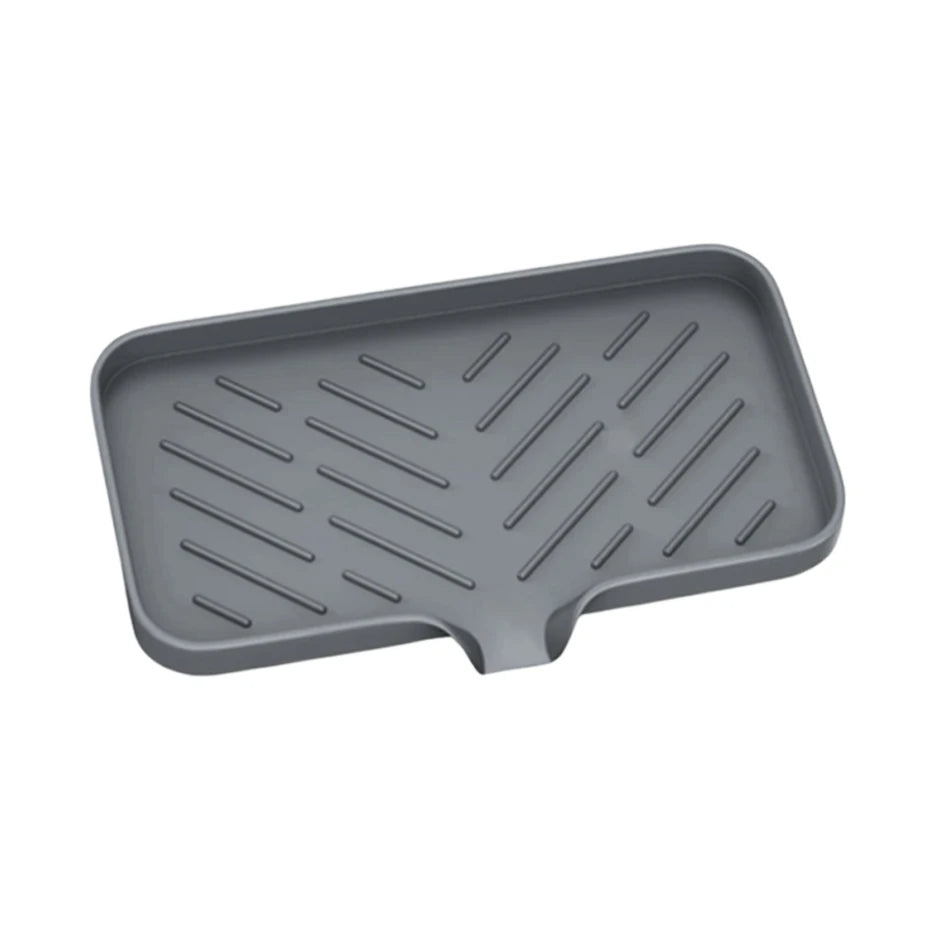 Kitchen Sink Sponge Holder Silicone Soap Dish Bar Soap Holder Self Draining Anti-slip Storage Rack Bathroom Supplies