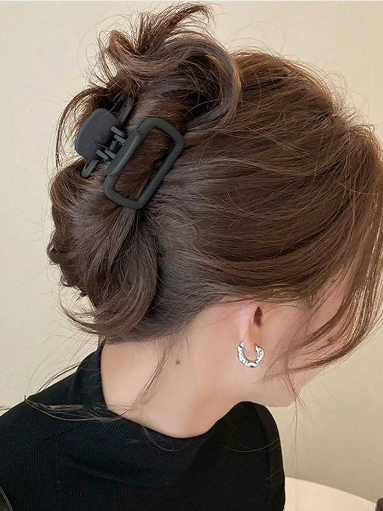 4-teiliges Set eleganter, quadratischer Haarspangen für Damen – Stilvolles Haar-Accessoire