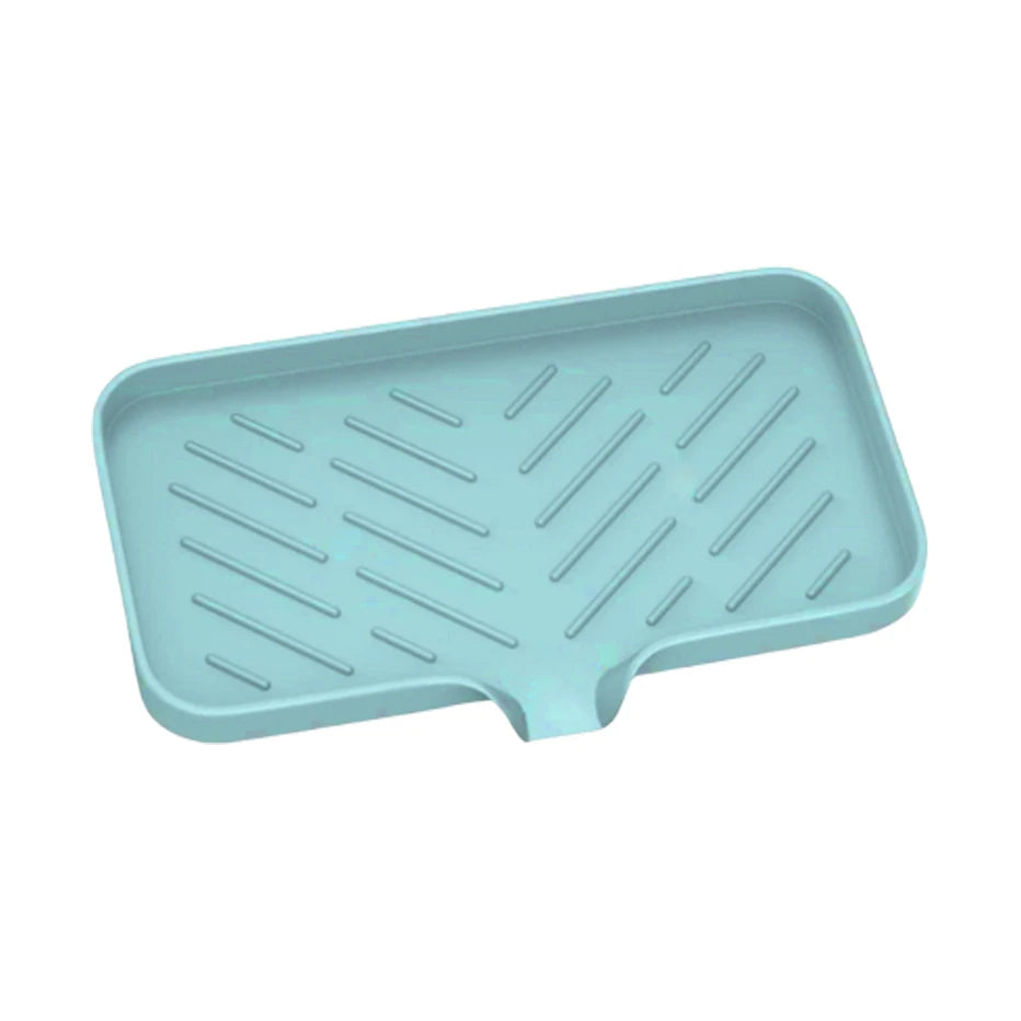 Kitchen Sink Sponge Holder Silicone Soap Dish Bar Soap Holder Self Draining Anti-slip Storage Rack Bathroom Supplies